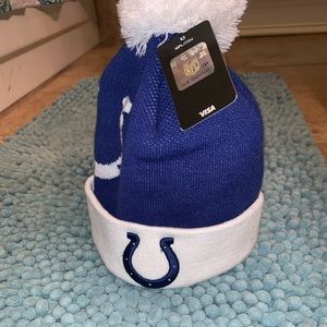 Indianapolis Colts Pom Pom Beanie